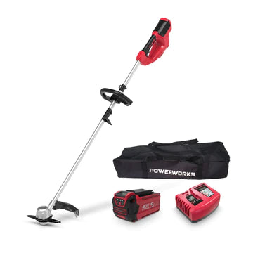 Powerworks 40V Trimmer/Brushcutter 5AH Kit